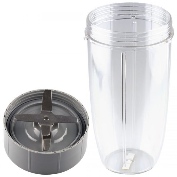 Extractor Blade + 32 oz Colossal Cup Replacement Parts Compatible with NutriBullet 600W 900W Blenders NB-101B NB-101S NB-201