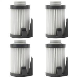 4 Pack Felji Washable HEPA Dust Cup Vacuum Filters for Eureka DCF-10, DCF-14, Part # 62731, 62396