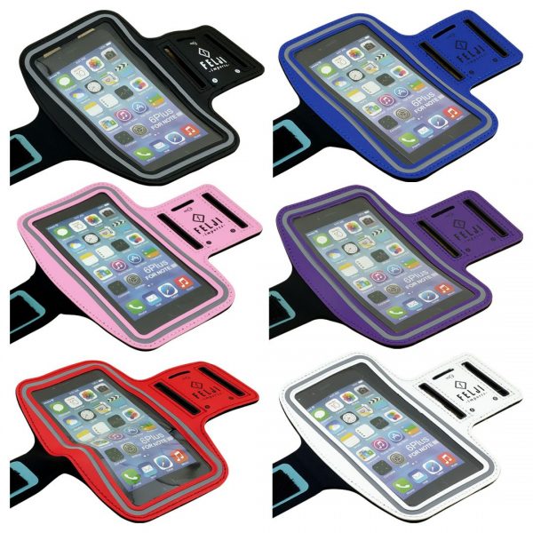 Large Sport Armband Case Bag for iPhone 6S 7 8 Plus X Samsung Galaxy 5.5 Inches