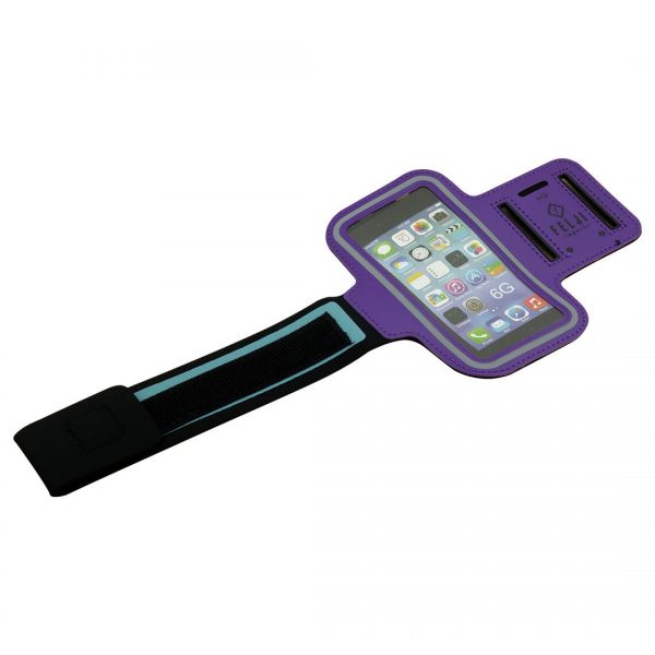 Felji Small Purple Sport Case Bag for Cellphone iPhone 6 6S 7 8 Samsung Galaxy