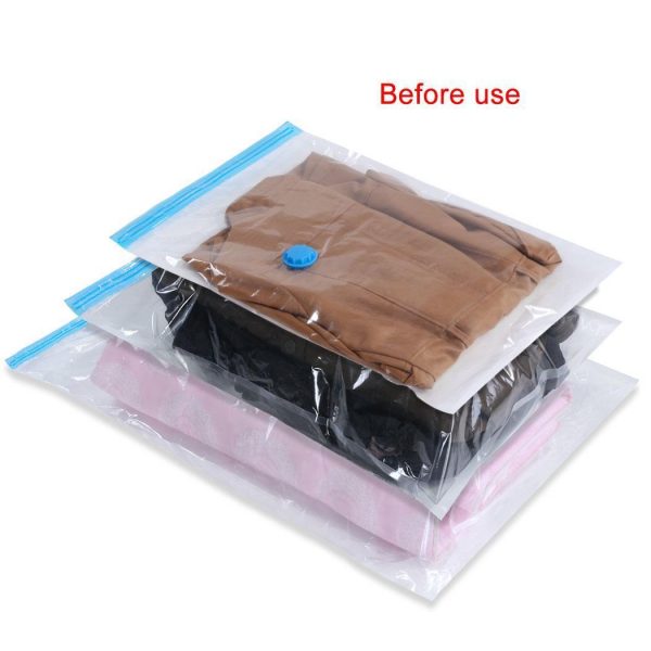 Felji Space Saver Bags Vacuum Seal Storage Bag Organizer 8 Pack (4 Medium, 4 Large)