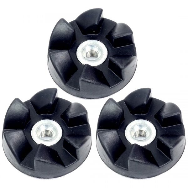 3 Pack Rubber Blade Gear Replacements for NutriBullet 600W 900W