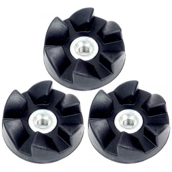3 Pack Rubber Blade Gear Replacement Parts Compatible with NutriBullet 600W 900W Blenders NB-101B NB-101S NB-201