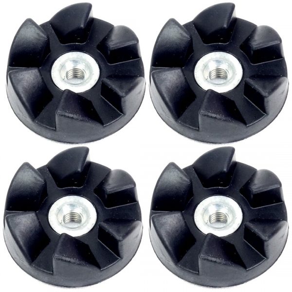 4 Pack Rubber Blade Gear Replacements for NutriBullet 600W 900W