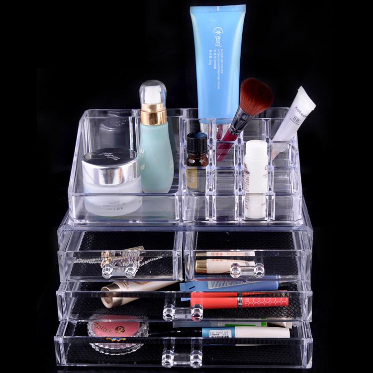UNIQ Jewelry / Makeup Organizer Acrylic with 4 Drawers - SF 1155