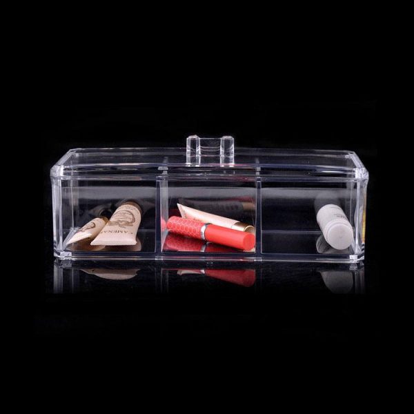 Felji Acrylic Jewelry & Makeup Organizer with 3 Compartments 1171-1