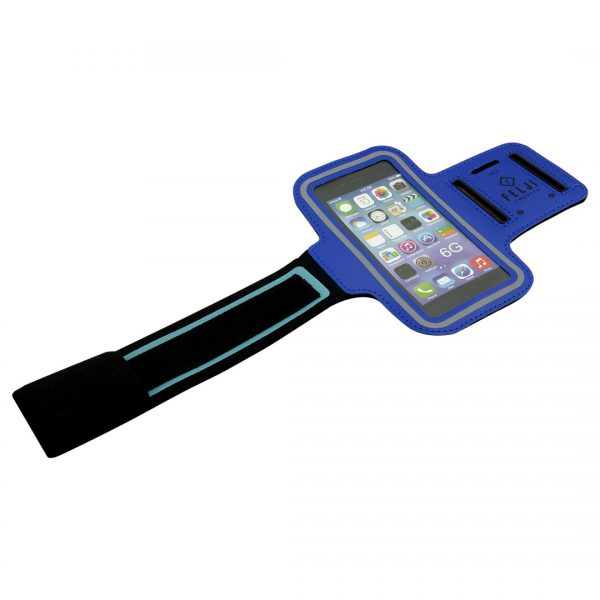 Small Sport Armband Case Bag for iPhone 6S 7 8 X Samsung Galaxy, Blue