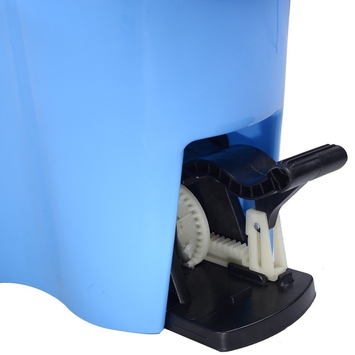 Felji Microfiber Spin Mop – Easy Floor Cleaning With Bucket & 2 Mop Heads, 360° Rotating, Blue
