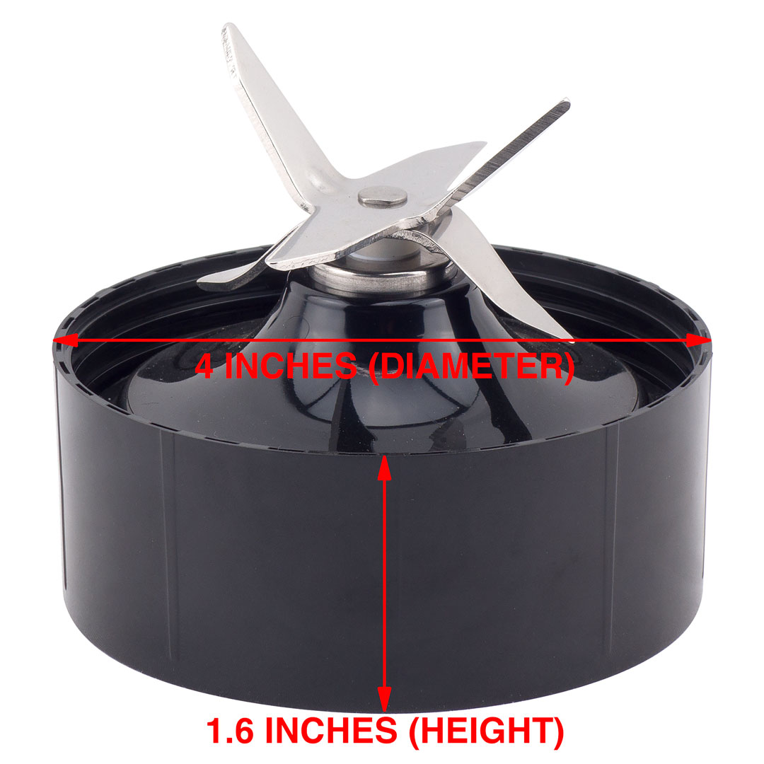 Cross Blade and Flat Blade Replacement Parts Compatible with Magic Bullet  MB1001 250W Blenders 